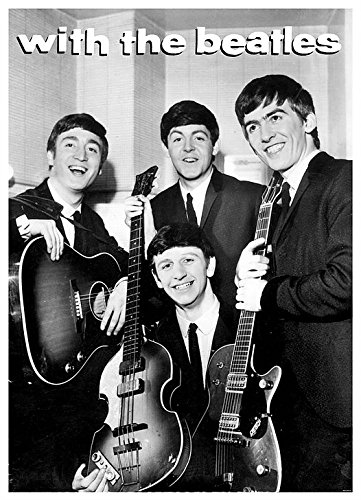 Affiche de collection With The Beatles poster grand format 59x84 cm impression haute qualité