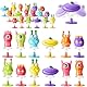 CHmiss Monster Springspielzeuge, Monster Springspielzeuge Für Jungen,18 Stück Springendes Monster,Springendes Spielzeug Kinder,Für Kindergeburtstag (Zufällige Farben)