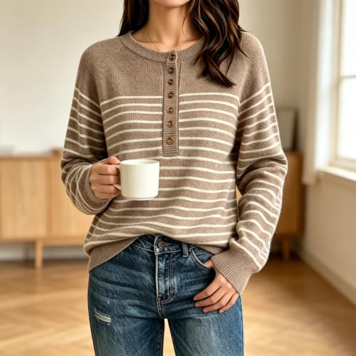 Womens Lightweight Sweaters Loose Casual Knit Oversized Pullover Tops - image 3