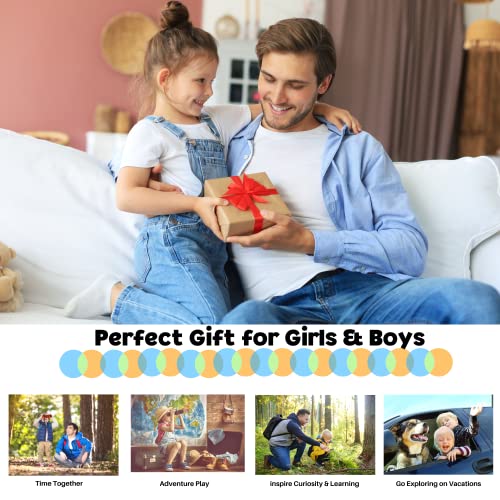 Kids Outdoor Adventure Nature Explorer & Bug Catching Kit W/Binoculars, Magnifying Glass, Compass, Camping & Hiking Gear-Insect Catcher & Collection Set-Butterfly Net-Science Gift Boys & Girls 3-12 #TOP5