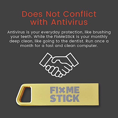 Image of FixMeStick PRO Virus Removal for Business - Unlimited Use on Unlimited Laptops and Desktops (PCs and Macs) for 1 Year - Works with Your Antivirus