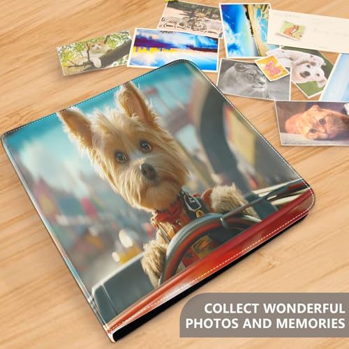 Álbum de fotos DIY con adhesivo, álbum de recortes con anillos, 40 páginas, tamaño 8x10 pulgadas miniatura 5