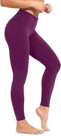 Yoga Leggings for Women with Pockets High Waisted Tummy Control Womens Butt Lift Yoga Workout Leggings Running Pants