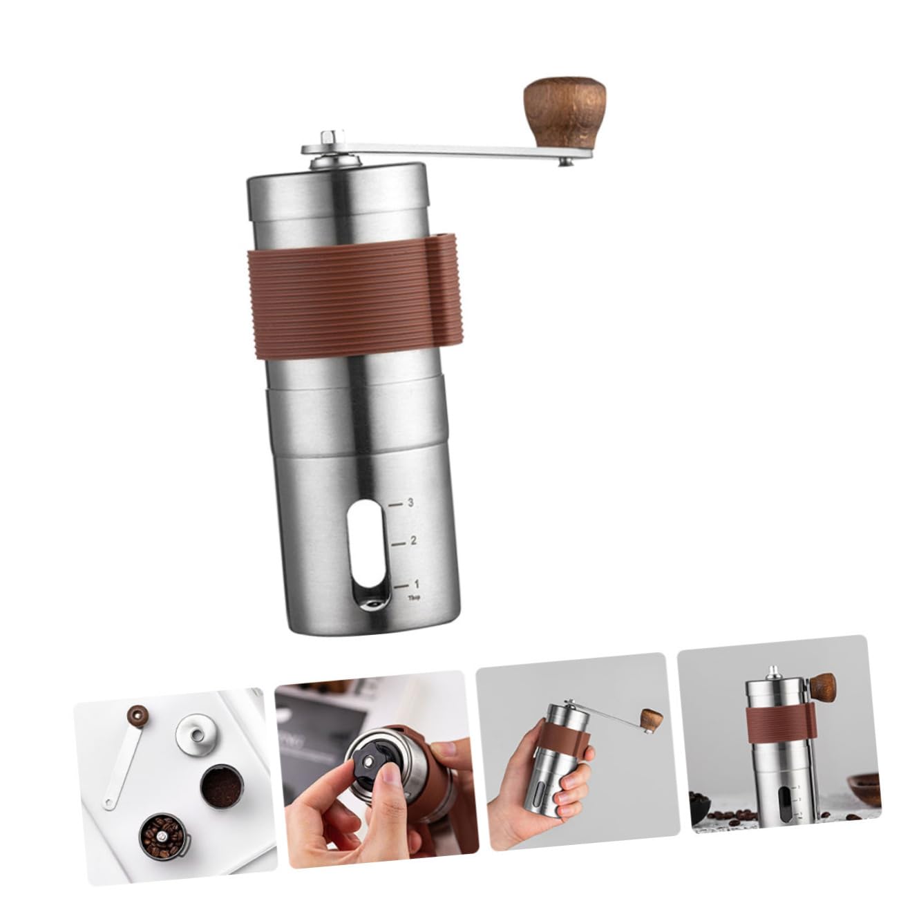 Didiseaon 1pezzi Macchina Per Fagioli Manuale Dispositivo Per Macinare i Chicchi Di Caffè Portatile Materiale Durevole Design Umanizzato Del Manico Facile Da Usare