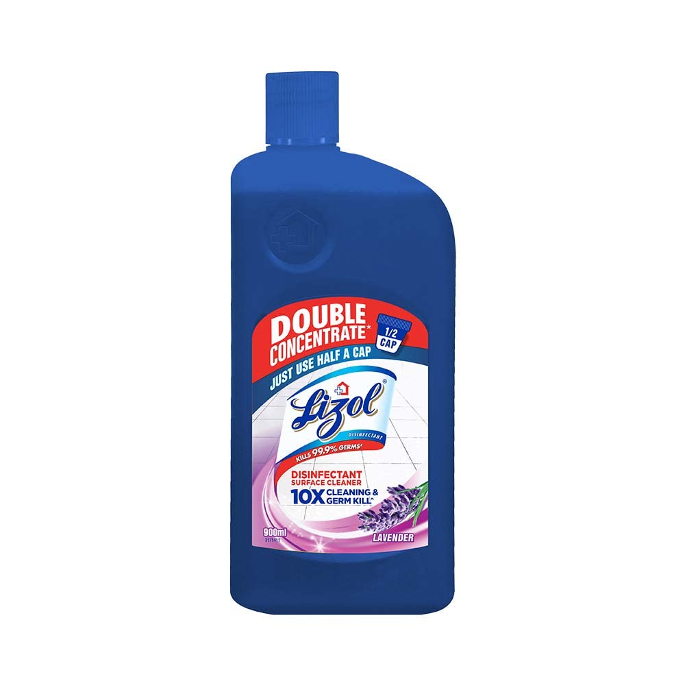 Double Concentrate Disinfectant Floor Cleaner, Lavender - 900 ml | India's # 1 Floor Cleaner