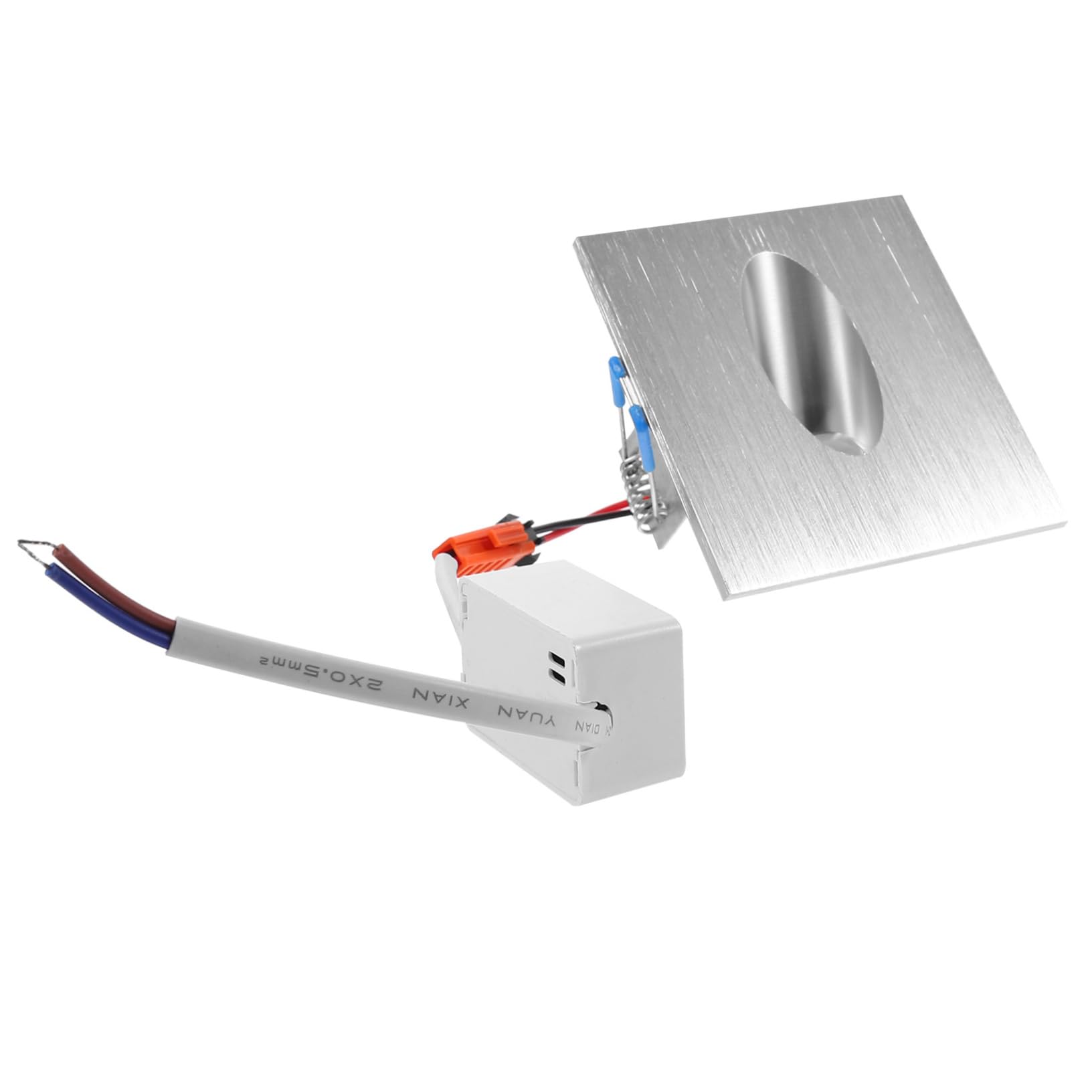 IWOWHERO LED Square Stair Light Indoor Corner Wall Lamp for Hallway Basement Porch Cold White Design