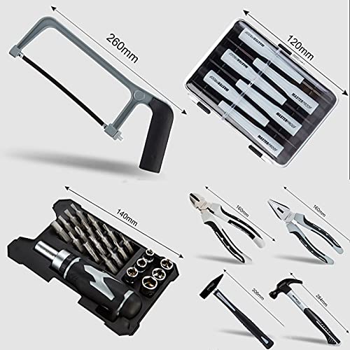 YAMIA1115 Werkzeugkasten-Set Haushalt Tägliche Elektriker-Wartungswerkzeuge Multifunktionale KombinationAuto-Reparatur… – Bild 6