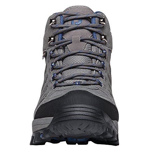 Image of Propet Mens Ridge Walker Cap Toe Hiking Casual Boots Ankle - Black, Grey