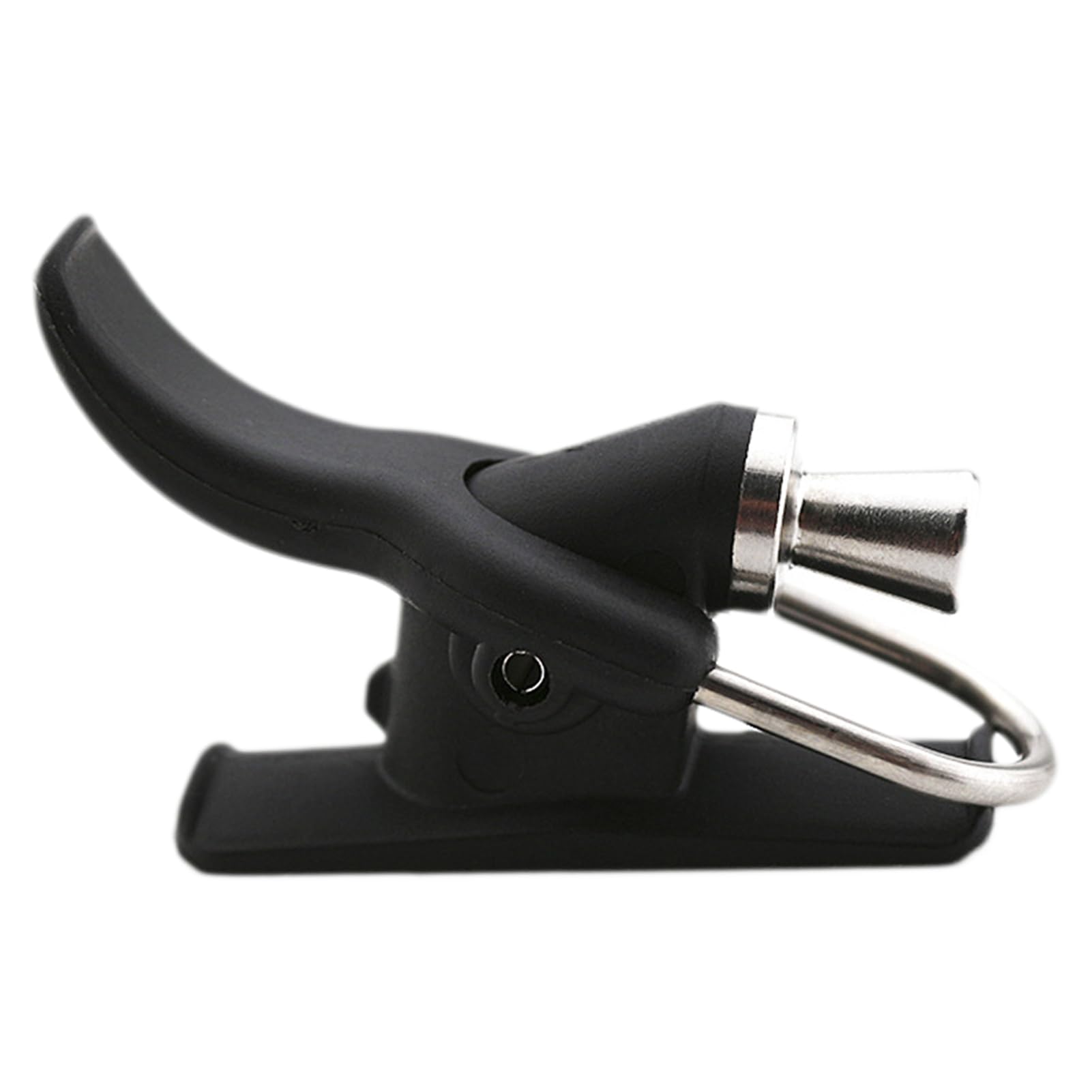 Ulafbwur Black Thumb Button Casting Trigger Aid Tear Resistance Ergonomic Fishing Accessories Easy To Insall Bionic Finger For Fishing Casting Aid Clip