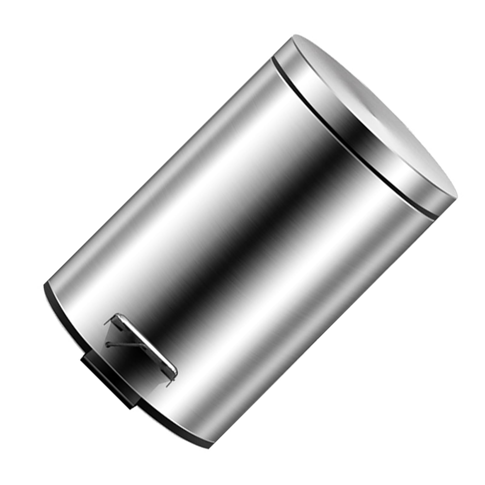 Jazuaiao 3L Garbage Can Trash Bin with Foot Pedal Quiet Closing Lid Waste Bin for Household and Desks Waste Basket