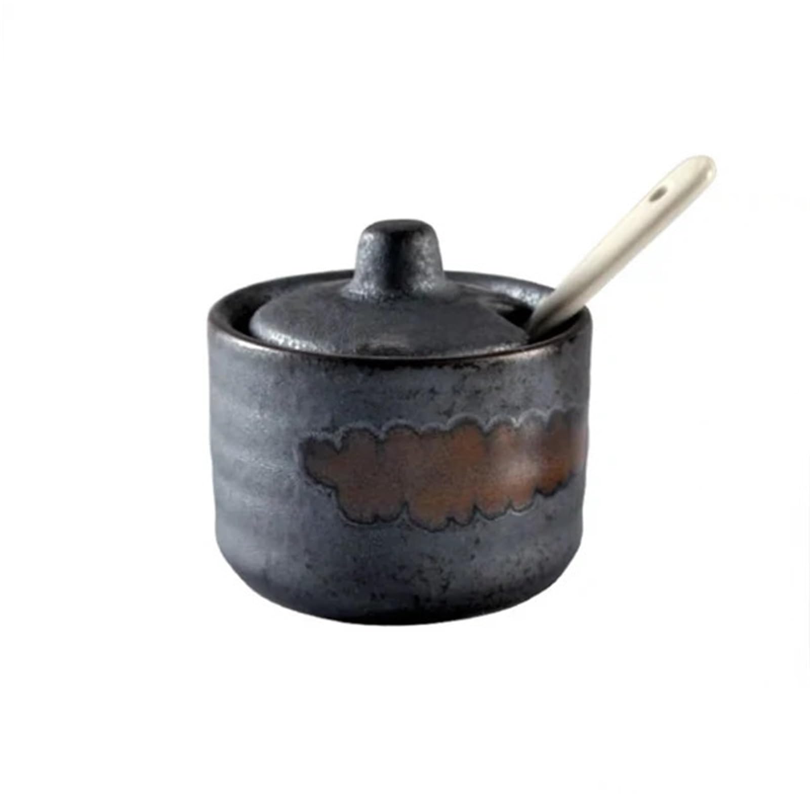 WSQHAO 3Pcs Ceramic Seasoning Bottle for Condiment