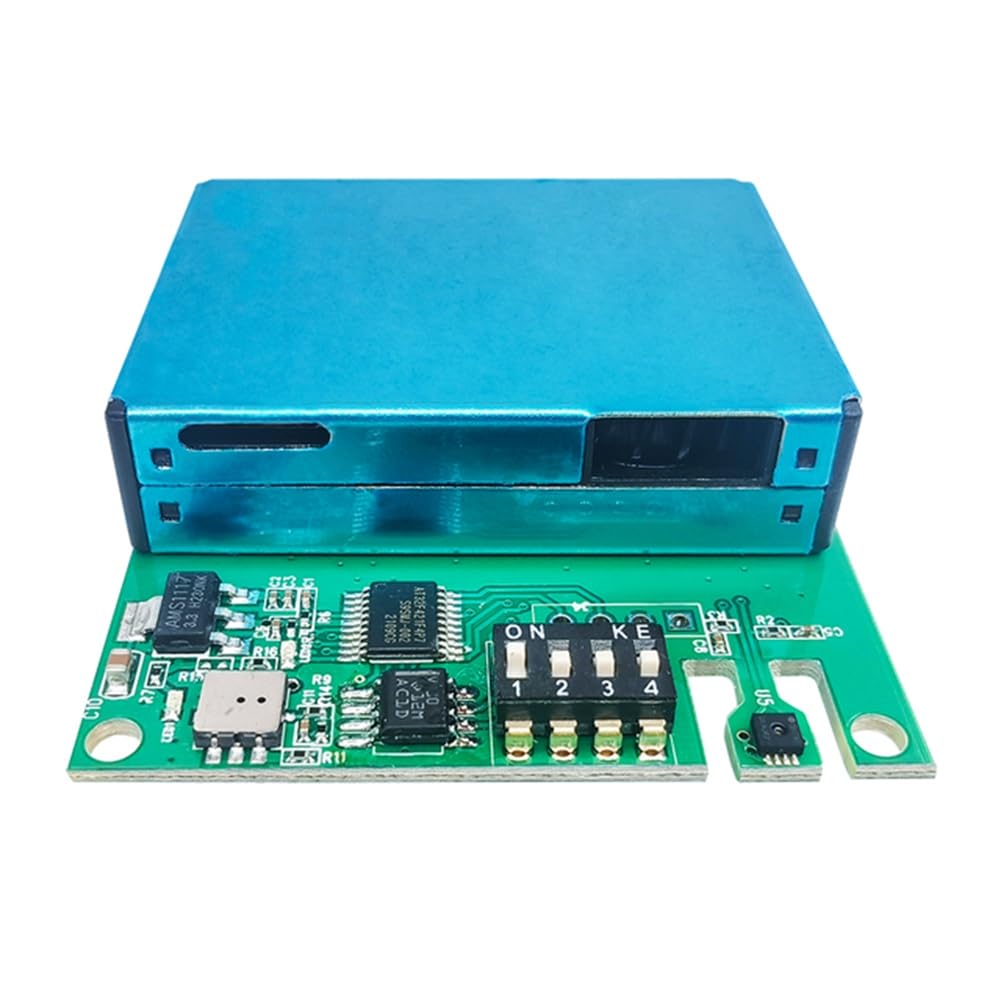 Capteur de Qualité de L'Air de Détection de CO2 Formaldéhyde Température et Humidité TVOC PM2.5 Sortie RS485 M702B Installation Facile (RS485)