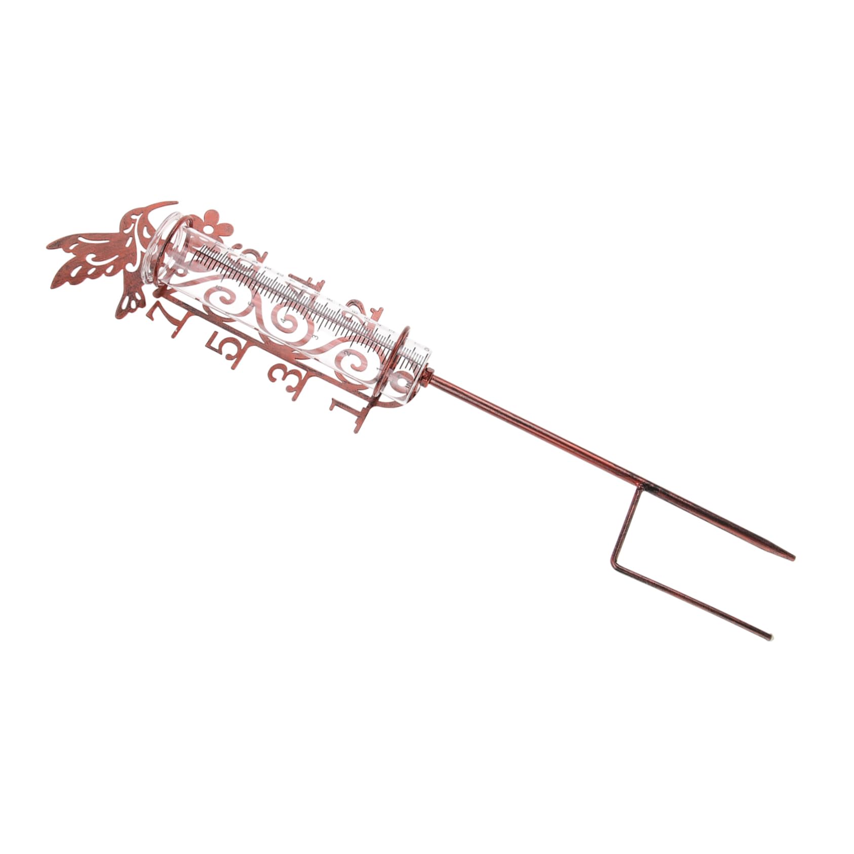 SOLUSTRE 3stücke Outdoor Regenmesser Mit Metallpfahl Präziser Regenmesser Für Garten Dekorative Messvorrichtung Für Niederschlag Kapazität Wetterfest Und Tragbar
