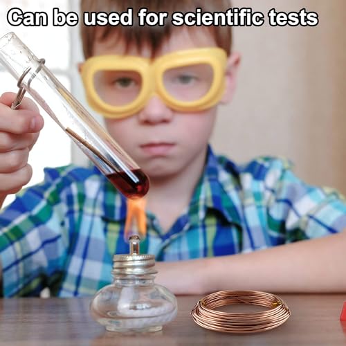 Kupferdraht, 12 Gauge/2mm 32.8ft/10m Reiner weicher Kupferdraht für Schmuckherstellung, mit Spule für DIY, Bildhauerei und Elektrokultur Gartenarbeit