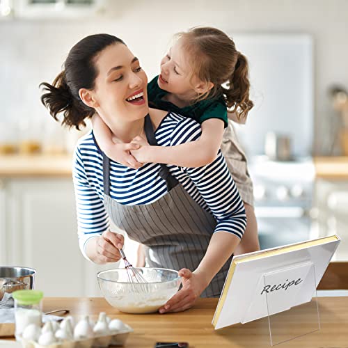 6 Pack Acrylic Book Stand With Ledge, Clear Acrylic Display Easel Book Display Stand, Tablet Holder For Displaying Books, Pictures, Notebooks, Cds, Artworks, Etc (4" X 3") #TOP2