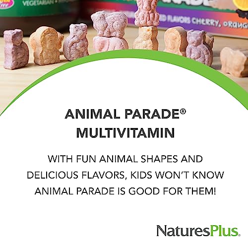 Nature's Plus Source of Life® Animal Parade® Multivitamin gemischter Geschmack 90 Kautabletten