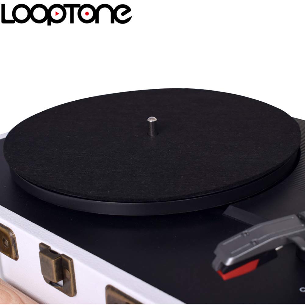 UNICRAFTALE 3 Stück Schallplatten Unterlage Schwarz Flache UNICRAFTALE 3 Stück Schallplatten Unterlage Schwarz Flache