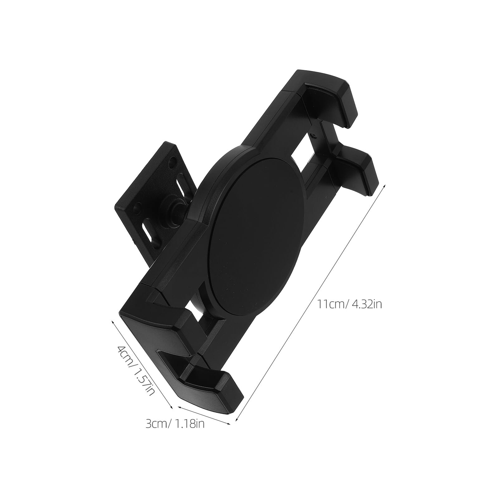 Toyvian Soporte de Pared Giratorio para Monopatín Negro de 360 Grados, Colgador para Longboard, Almacenamiento Vertical para Patineta en Garaje y Dormitorio, Gancho Extensible