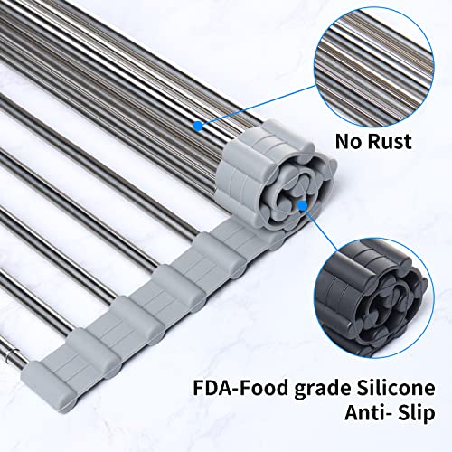 AIRUJIA Griglia Scolapiatti Arrotolabile