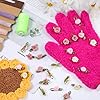 100 PCS 15mm Multicoloured Mini Rose Flowers, Satin Ribbon Bows Appliques, Mini Roses for Crafts, DIY Sewing Craft Accessories, Wedding Bride Gift Decoration, Fabric Ribbons #3