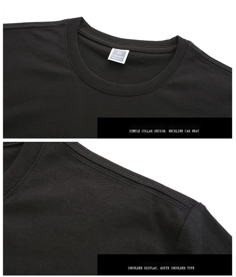 Magliette Divertenti Camicie per Uomo Cotone Estivo 100% Modello di Stampa T-Shirt Casual Personalizzata S-5XL