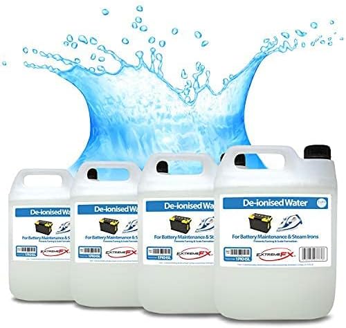 Deionised Water 20 Litres - Top up water - De Mineralised water, Deionised water, ionised water- Suitable for battery topup, steam irons, Car Radiators, fountains, deironized water water for ironing