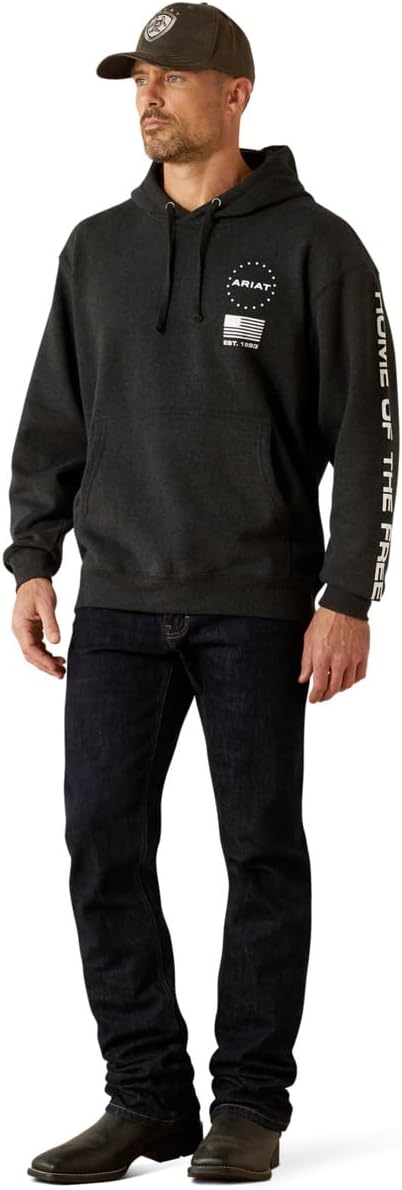 ARIAT mens Ariat Sponsor Patriot Hoodie - Image 3