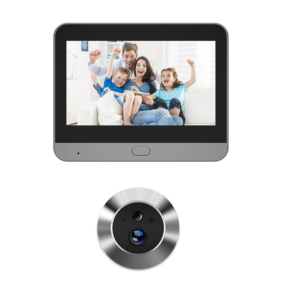 Caméra de porte intelligente Tuya 3MP contre les intrusions avec détection automatique