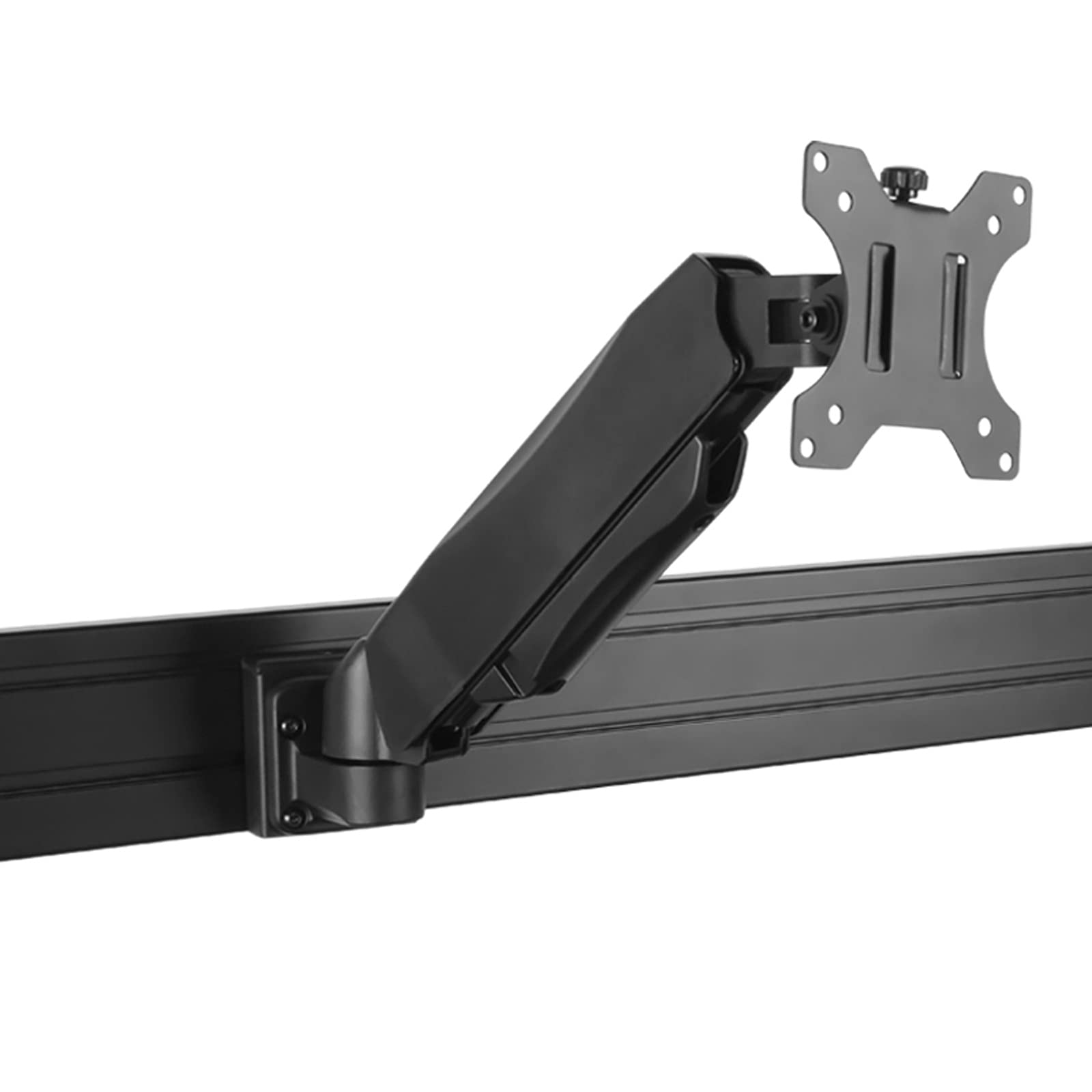 Aioneer Monitor Arm 13"-27" Single Monitor Mounting Bracket Wall-Mounted Tilt And Swivel Bracket Gas Spring Monitor Stand Arm, Hold Up To 14.3Lbs, Black Monitor Mount Arm