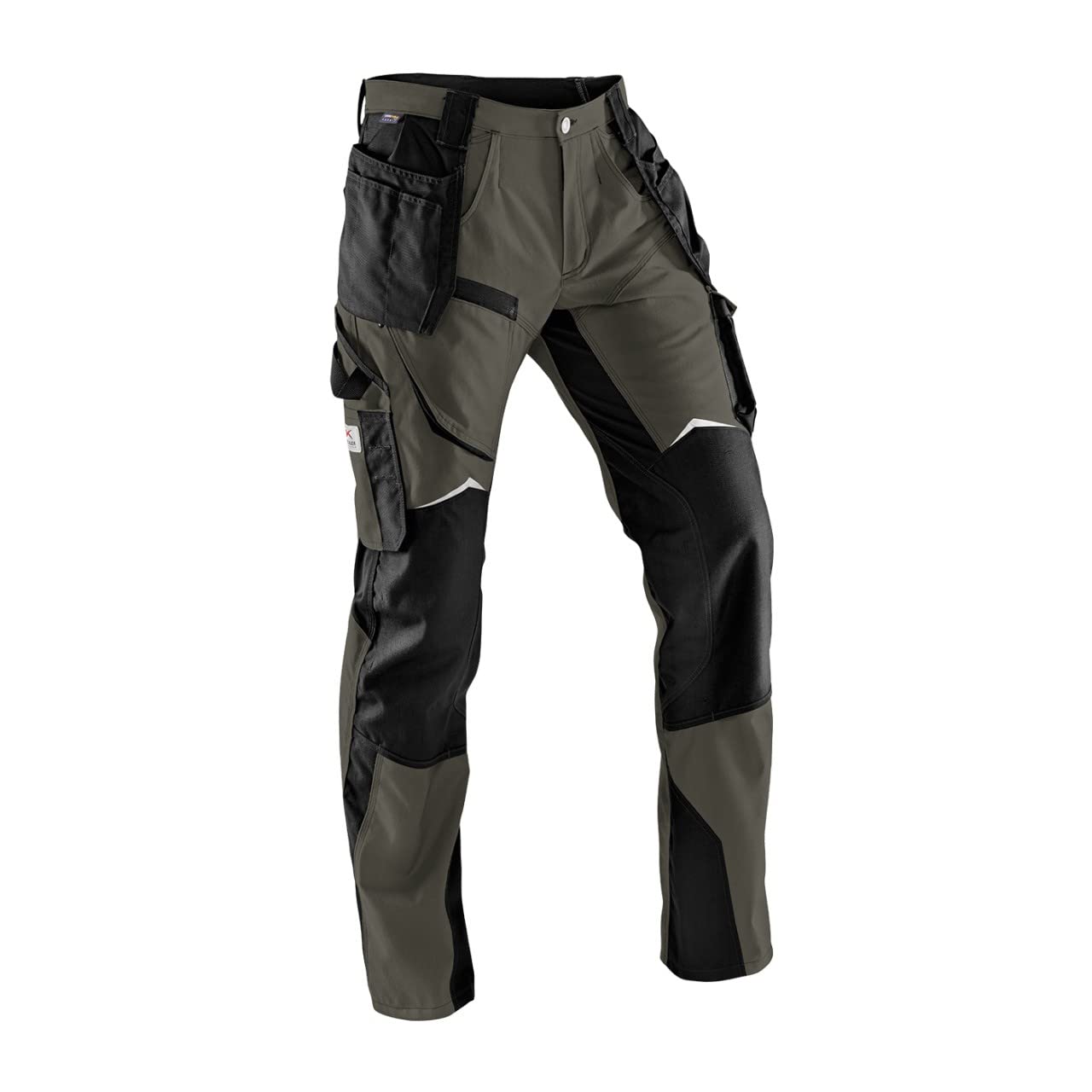 KÜBLER Workwear | KÜBLER PRACTIQ Arbeitshose | Oliv/schwarz | Größe 50