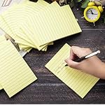 (12 Pack) Lined Sticky Notes 4x6 in,Yellow Large Notepads with Lines,Ruled Stickies Super Sticking Power,Office School Memo Note Pads,Post on Windows Doors,Recyclable,Easy to Write on,Hold Well - Image 5