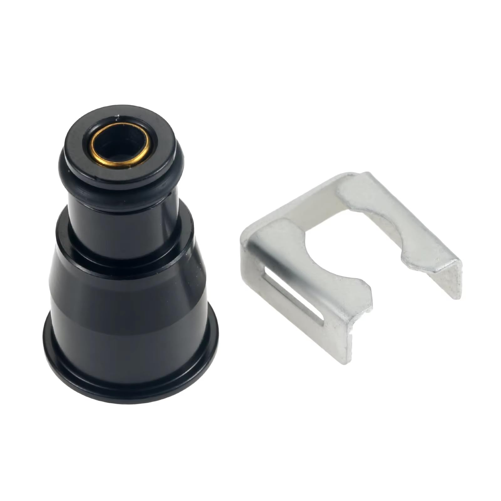 Feoosvx One Color Etrol Fuel Injectors Black Car Fuel Injector Adapter 1000Cc Hats With Filters 48Mm Ev14 -Bigger Than 14Mm Ev1 60Mm