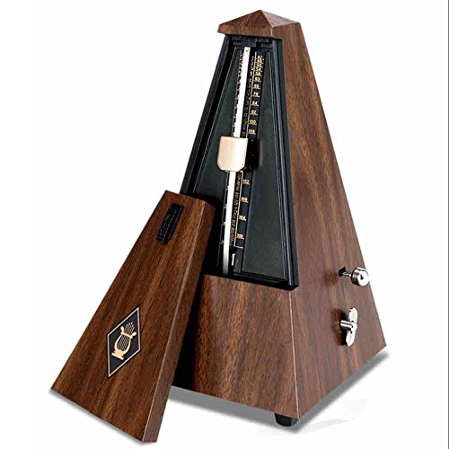 TAMUME Bois-Coloré Antique Cru Pyramide Style Renforcé plastique Metronome 40-208 BPM Tempo Minuteur Musique Intégré… - Les Beatles, Paul McCartney, John Lennon, RIngo Starr, George Harrison TAMUME Bois-Coloré Antique Cru Pyramide Style Renforcé plastique Metronome 40-208 BPM Tempo Minuteur Musique Intégré… – Image 3