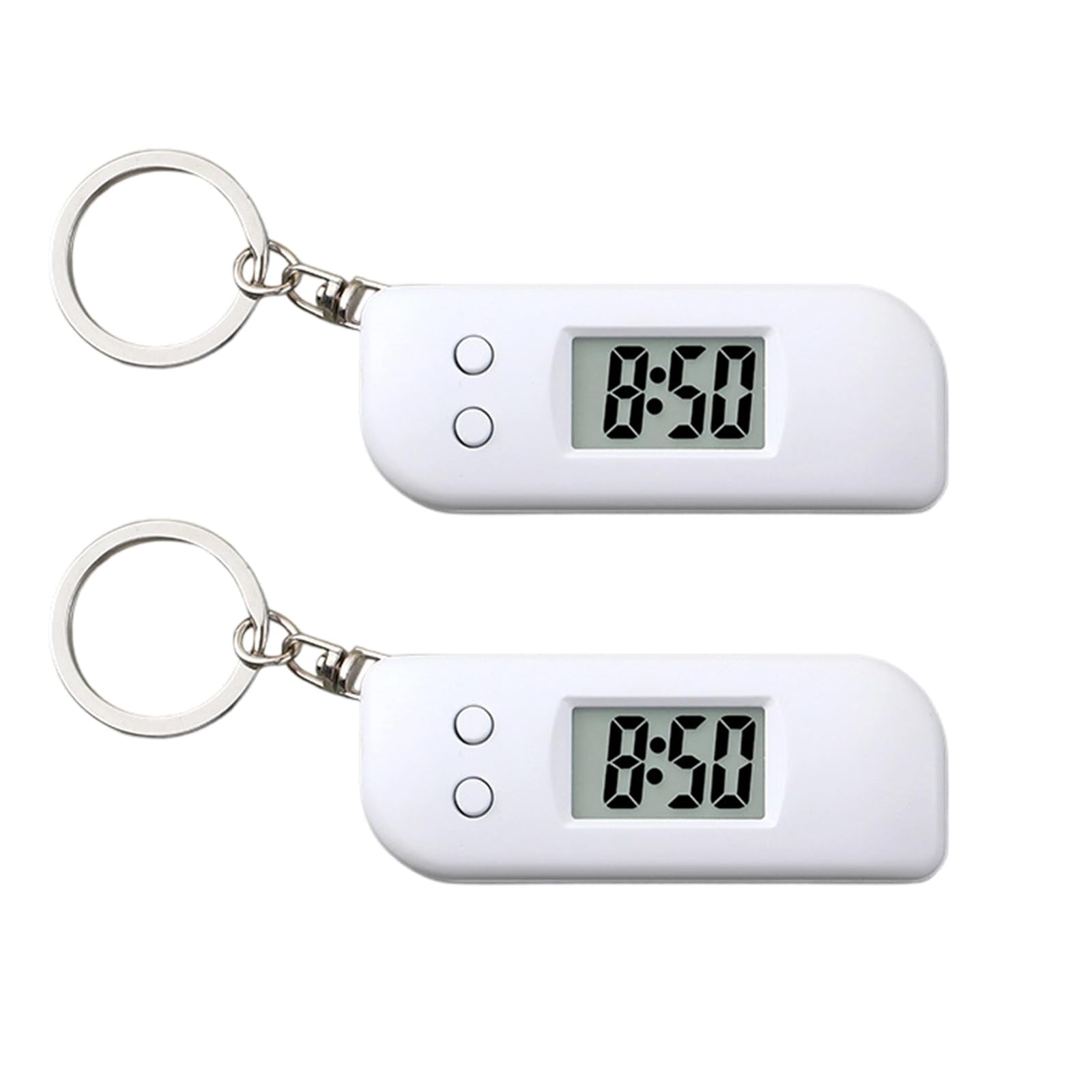 Obotsnoi Portable Keychain Digital Watch Accurate Timekeeping for Exams Sports Daily Use Exam Watch