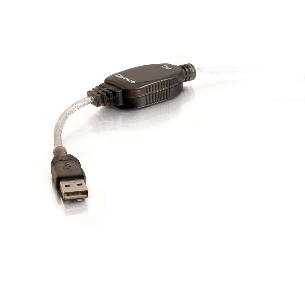 C2G USB langes Verlängerungskabel, USB Kabel, USB A auf A Kabel, schwarz, 16.4ft (5 Meter), Cables to Go 39997