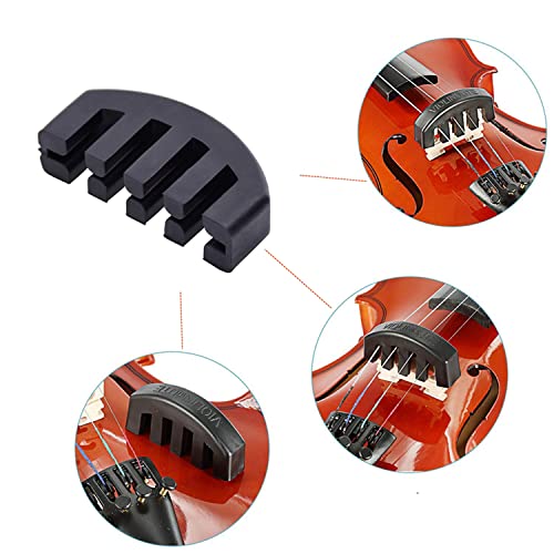 Image of SUEWIO Violin Shoulder Rest for 1 /2 Size, Adjustable Violin Shoulder Rest for Kids Beginners with Comfortable Foam Pad & Height Adjustable Feet