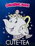  Coloring Book: Beauty and the Beast Mrs. Potts and Chip Mother\'s Day, Children Coloring Book, 100 Pages to Color