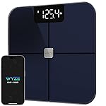 Wyze Smart Scale, Scale for Body Weight, Digital Bathroom Scale for Body Fat, BMI, and Heart Rate, Body Composition Analyzer with App, Batteries Included, Bluetooth, 400 lb, Black