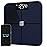 Wyze Smart Scale, Scale for Body Weight, Digital Bathroom Scale for Body Fat, BMI, and Heart Rate, Body Composition Analyzer with App, Batteries Included, Bluetooth, 400 lb, Black