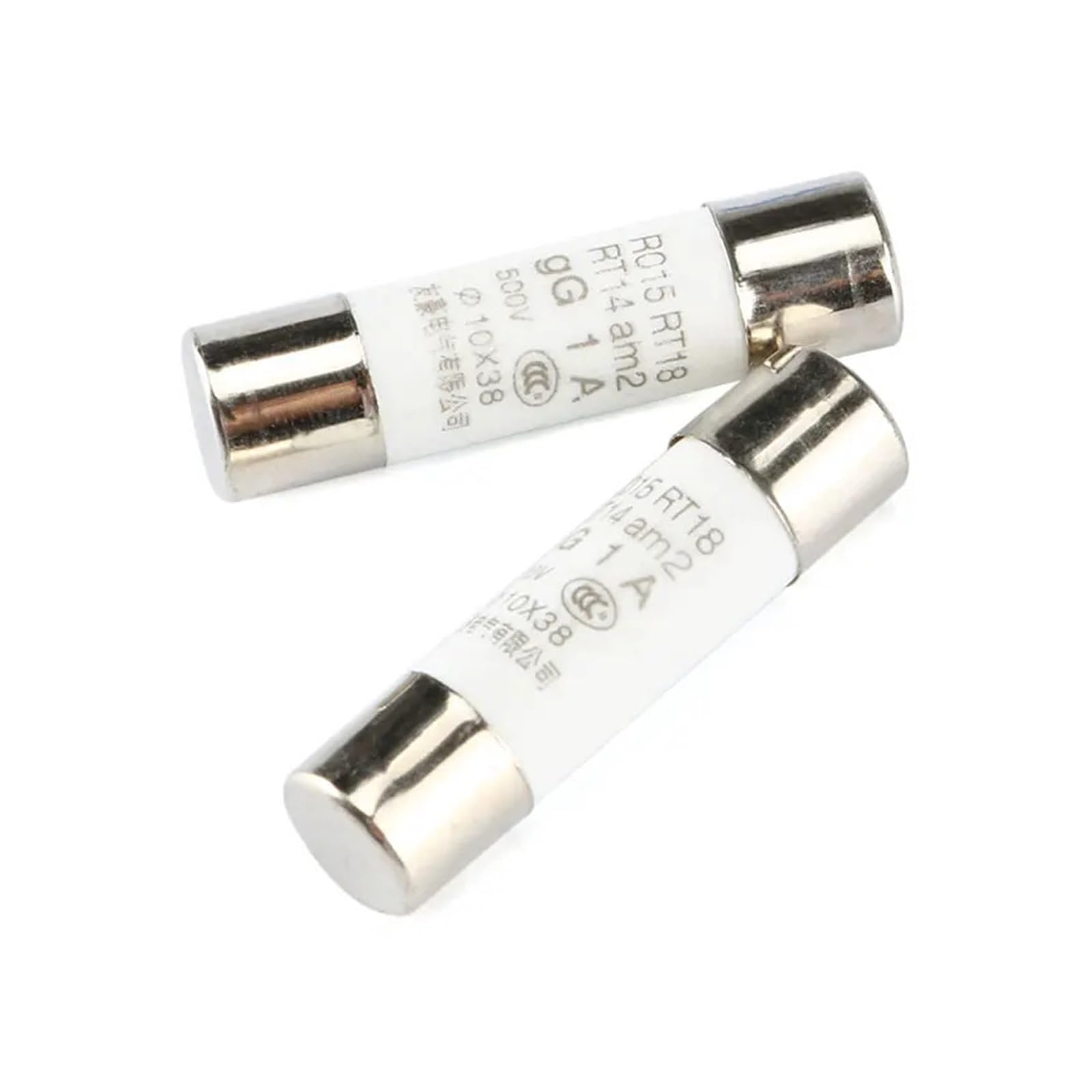 WTEPNQQDI 5Pcs 10 * 38 Fuse 10x38mm 500V 0.5A 1A 2A 4A 6A 8A 10A 16A 20A 32A RO15 RT18 RT14(5Pcs 16A)