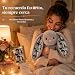 Imagen de VEELU Peluche Conejo Personalizado Foto Juguete Suave Animales Peluches Personalizados Regalo Personalizado para Mujer Hombre Pareja Amigas Regalos para Cumpleaños Aniversario
