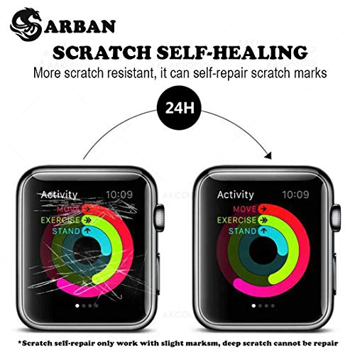 Image of ARBAN Screen Protector compatible with Smartwatch Noise Endeavour Pro 1.5 inch (Pack-3 SMARTWATCH SCREEN PROTECTOR)