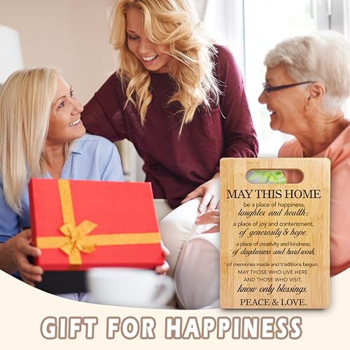 Housewarming Gifts Cutting Board, House Warming Gifts New Home House Apartment, New Homeowner Gifts, Home Blessing Bamboo Cutting Boards for Kitchen, Decorative Cutting Boards for Kitchen - Image 3