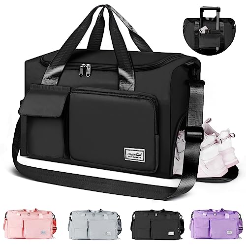 CS COSDDI Sporttasche Mit Schuhfach, Reise Duffel Bags Kleine Reisetasche,...