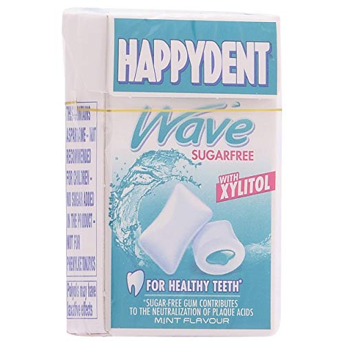 Image of Happydent Wave Xylitol Sugarfree Gum - Mint Flavour, 17g