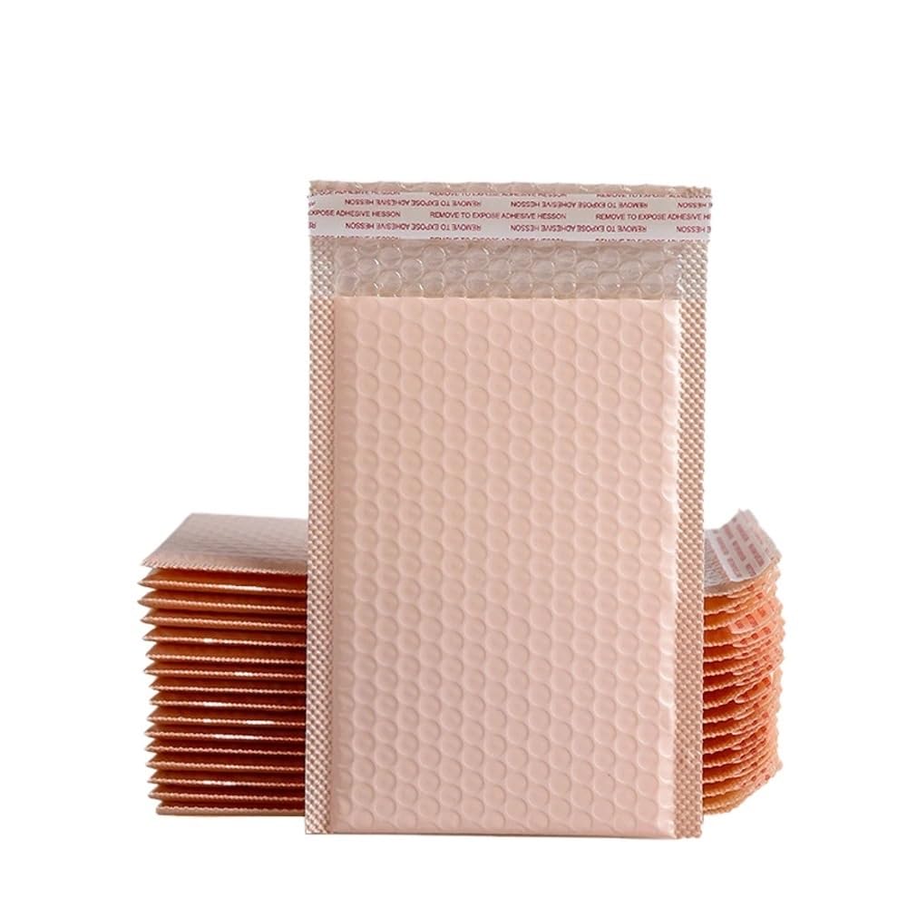 Sobres Acolchados Sobres acolchados de burbujas for correo, envoltura forrada de burbujas, bolsas de polietileno for envío, autosellado, color rosa, 10/25/50 Uds. Sobres Acolchados Para Envios(Color:5