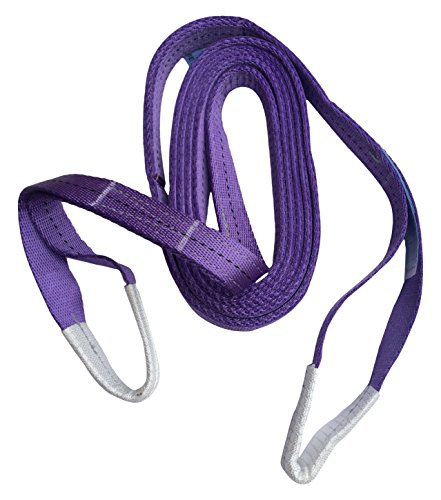 De Levage De Sécurité amz1022477 Polyester Plat Sangle Web, 1.0t limite de charge de travail, le Lef Longueur 5 m