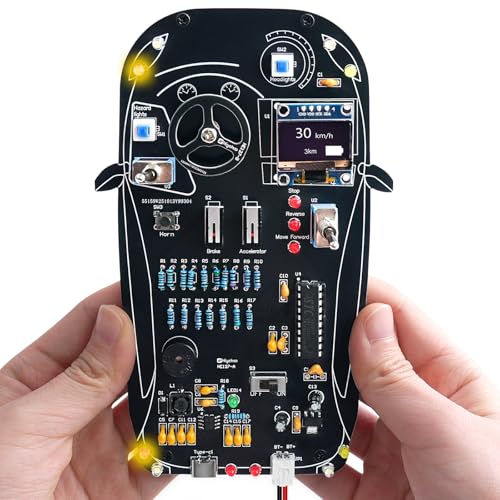 Car Driving Simulation Soldering Practice Kit, MIOYOOW DIY Automotive Control