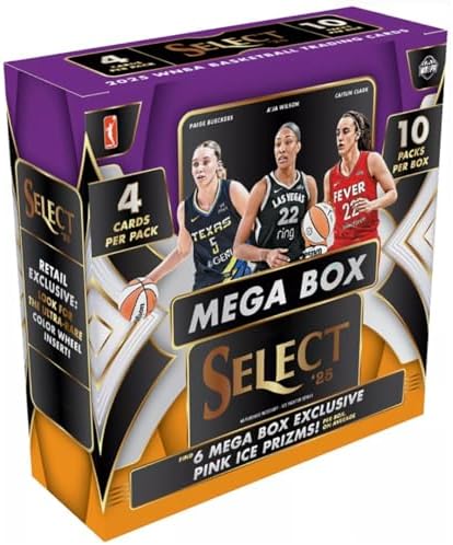 2025 Select WNBA Mega Box with 40 Total Trading Cards + 6 Toploaders and StreetCards Magnet! Look for The Color Wheel Insert! image 5