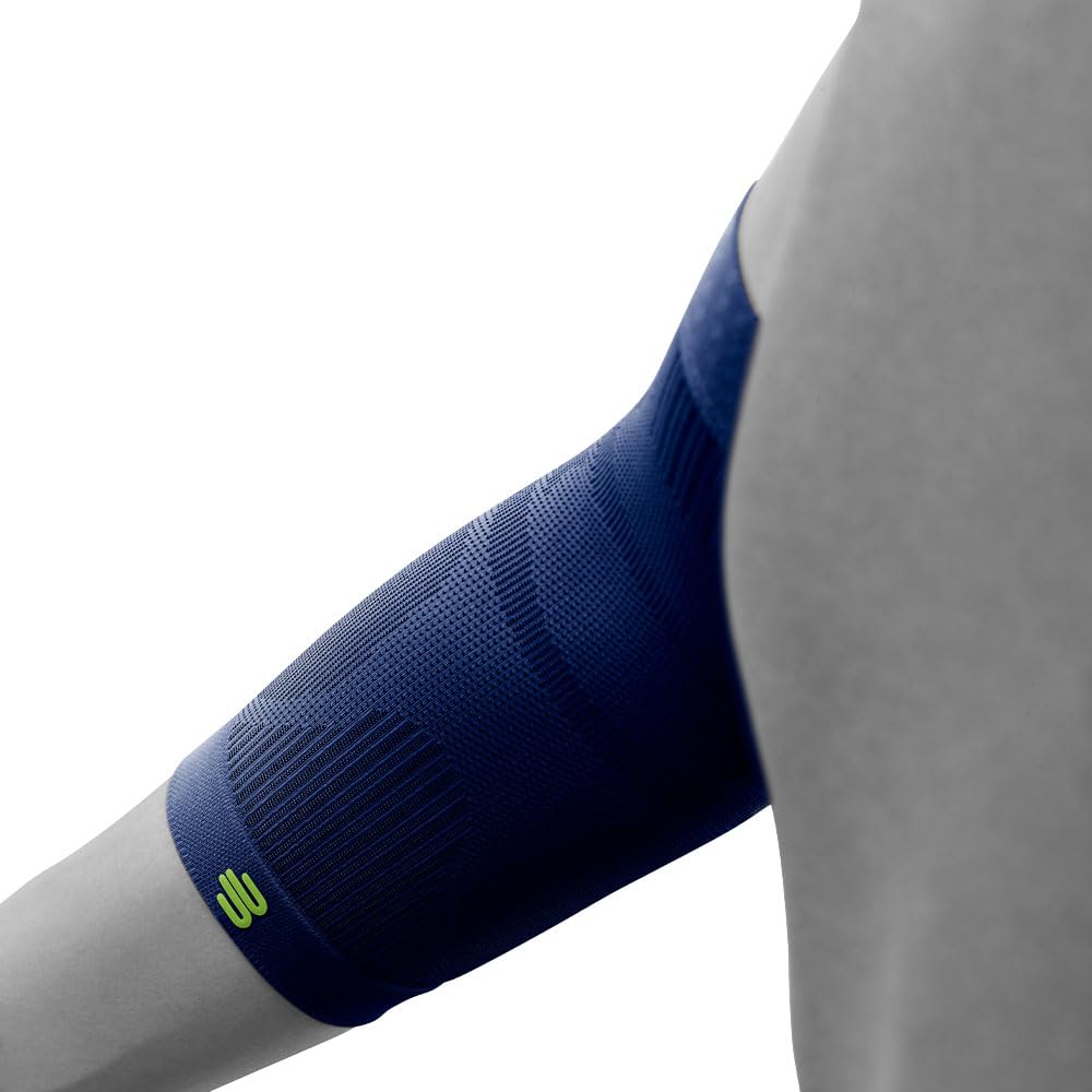 BAUERFEIND Ellenbogen Sleeve „Sports Compression Elbow Support“, 1 Unisex Ellenbogenbandage mit Kompression, Für Basketball, Leichtathletik und bei Ball- und Schlagsportarten, Rechts & Links tragbar